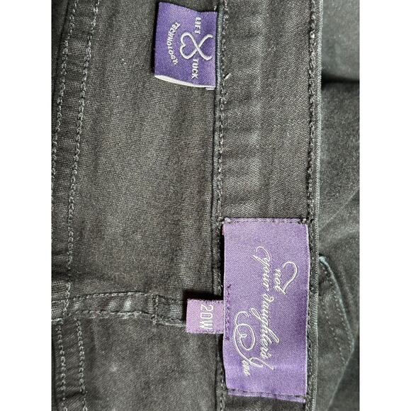 NYDJ Not Your Daughters Bootcut Jeans Women's Size 20W Black High Rise USA Made - Picture 3 of 9